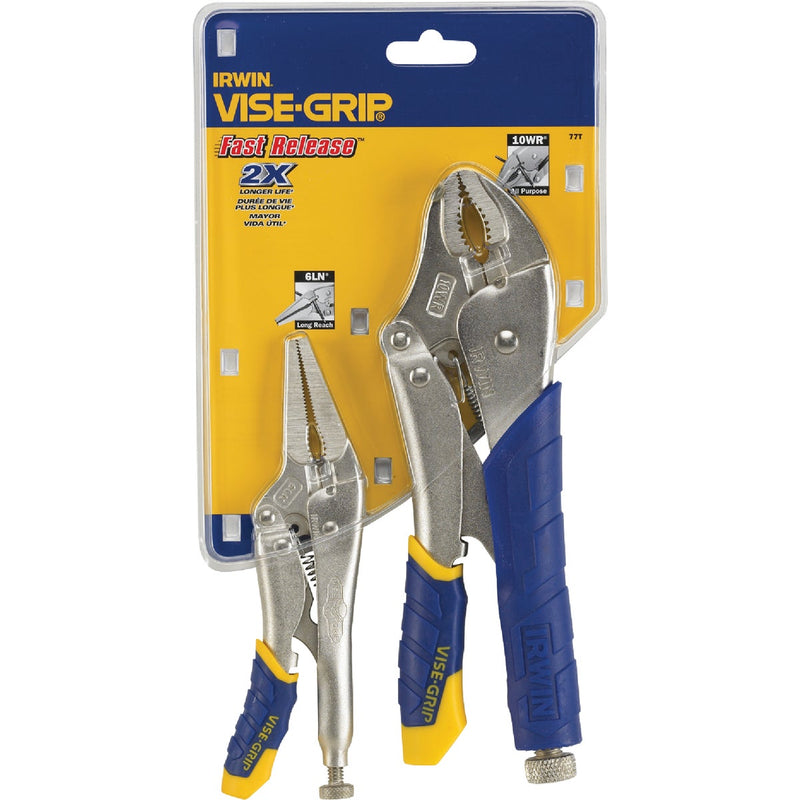 Irwin Vise-Grip Fast Release Locking Pliers Set (2-Piece)