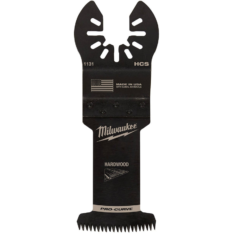 Milwaukee OPEN-LOK 1-3/8 In. HCS Japanese Tooth PRO-CURVE Hardwood Oscillating Blade