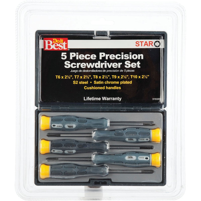 Do it Best Precision Star Screwdriver Set (5-Piece)