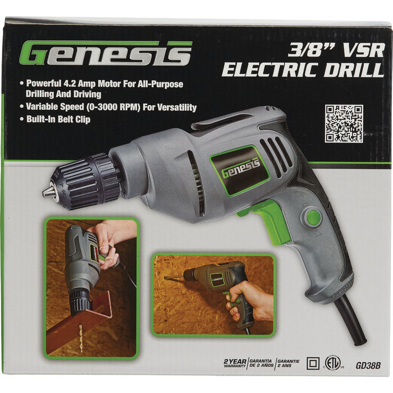 Genesis 4.2A 3/8 In. VSR Electric Drill