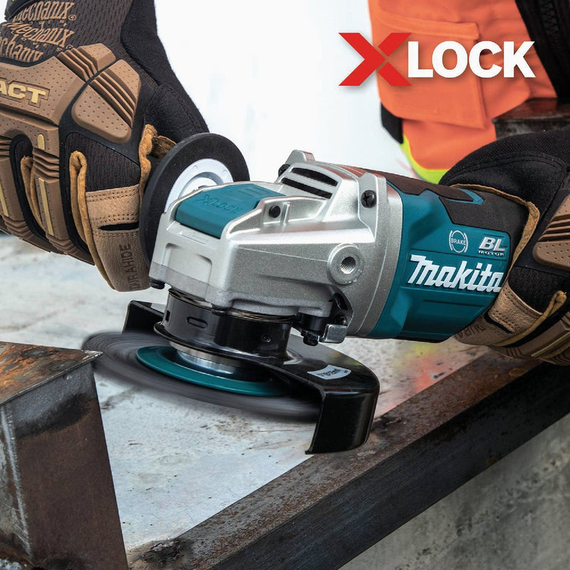 Makita X-LOCK 4-1/2 In. Full Cable Knotted Stainless Steel Angle Grinder Wire Wheel
