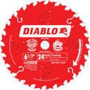 Diablo 6-1/2 In. 24-Tooth Framing Circular Saw Blade