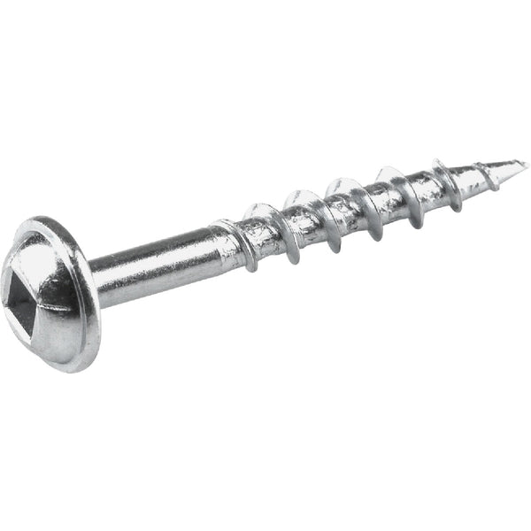 Kreg #8 x 1-1/4 In. Square Coarse Thread Maxi-Loc Head Zinc Pocket-Hole Screw (100 Ct.)