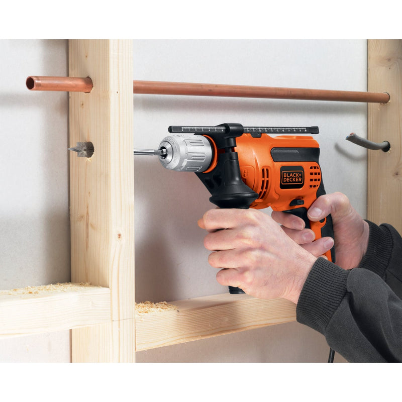 Black and Decker 1/2 In. Keyless 6.5-Amp VSR Electric Hammer Drill