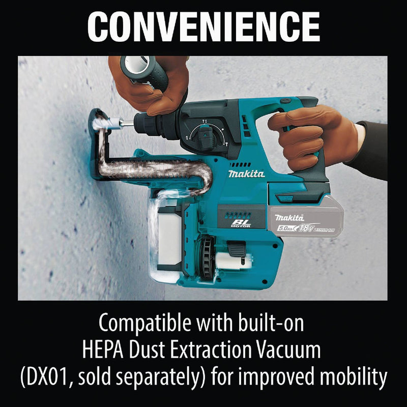 Makita 18 Volt LXT Lithium-Ion 1 In. Brushless SDS-Plus Cordless Rotary Hammer Drill (Tool Only)