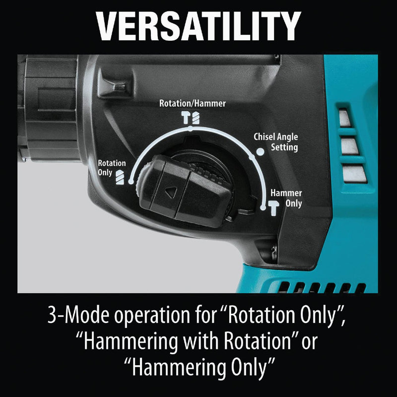 Makita 18 Volt LXT Lithium-Ion 1 In. Brushless SDS-Plus Cordless Rotary Hammer Drill (Tool Only)