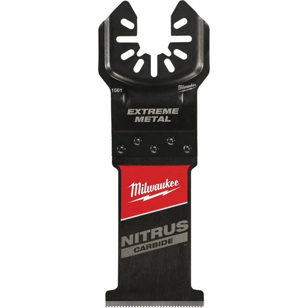 Milwaukee NITRUS CARBIDE 1-3/8 In. Extreme Metal Universal Fit OPEN-LOK Oscillating Blade