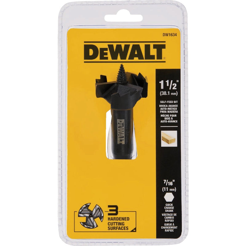 DEWALT 1-1/2 In. Heavy Duty Self-Feed Wood Bit