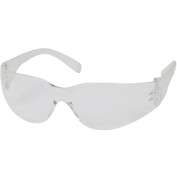 Safety Works Close Fitting Clear Frame Safety Glasses with Anti-Fog Clear Lenses