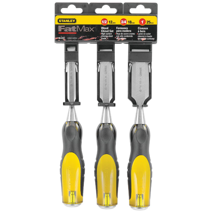 Stanley FatMax Wood Chisel Set (3-Piece)