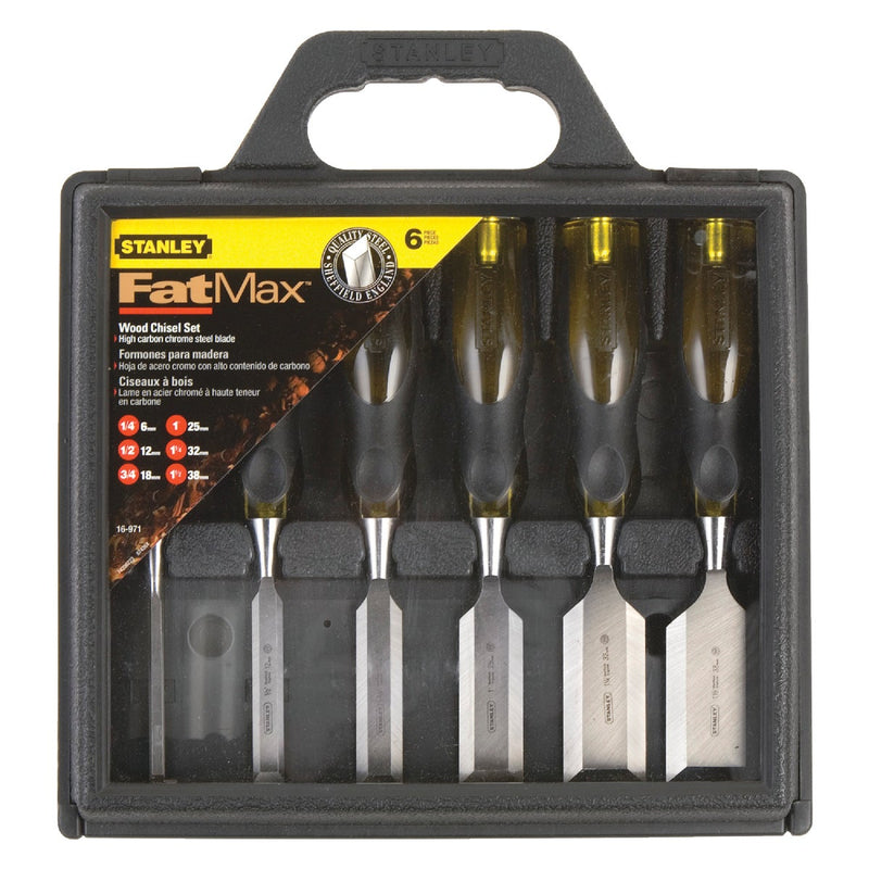 Stanley FatMax Wood Chisel Set (6-Piece)