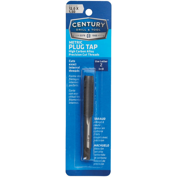 Century Drill & Tool 12.0x1.50 Carbon Steel Metric Tap