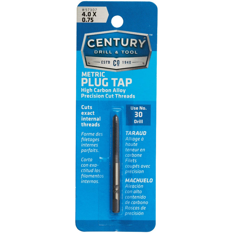 Century Drill & Tool 4.0x0.75 Carbon Steel Metric Tap