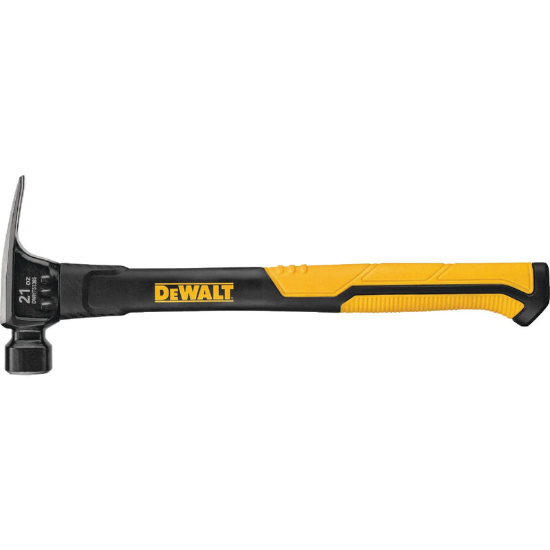 DEWALT 21 Oz. Smooth-Face Framing Hammer with Fiberglass Handle