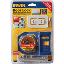 Irwin Bi-Metal Door Lock Installation Kit for Wood and Metal Doors