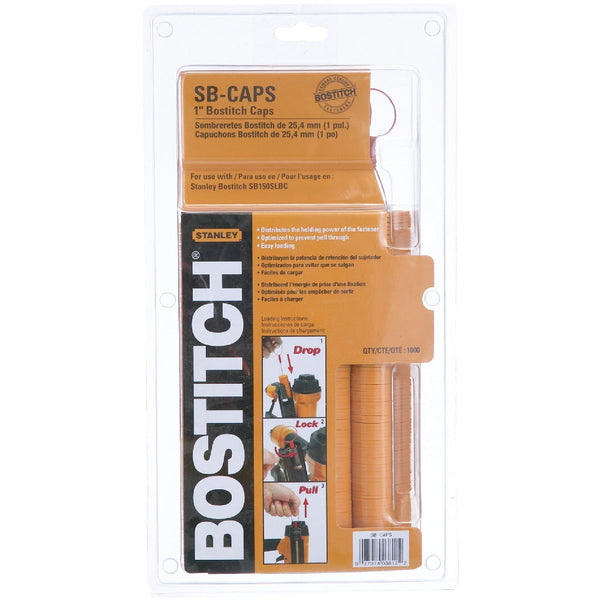 Bostitch 18-Gauge 5/16 In. x 1 In. Caps & Staples (1000 Ct.)