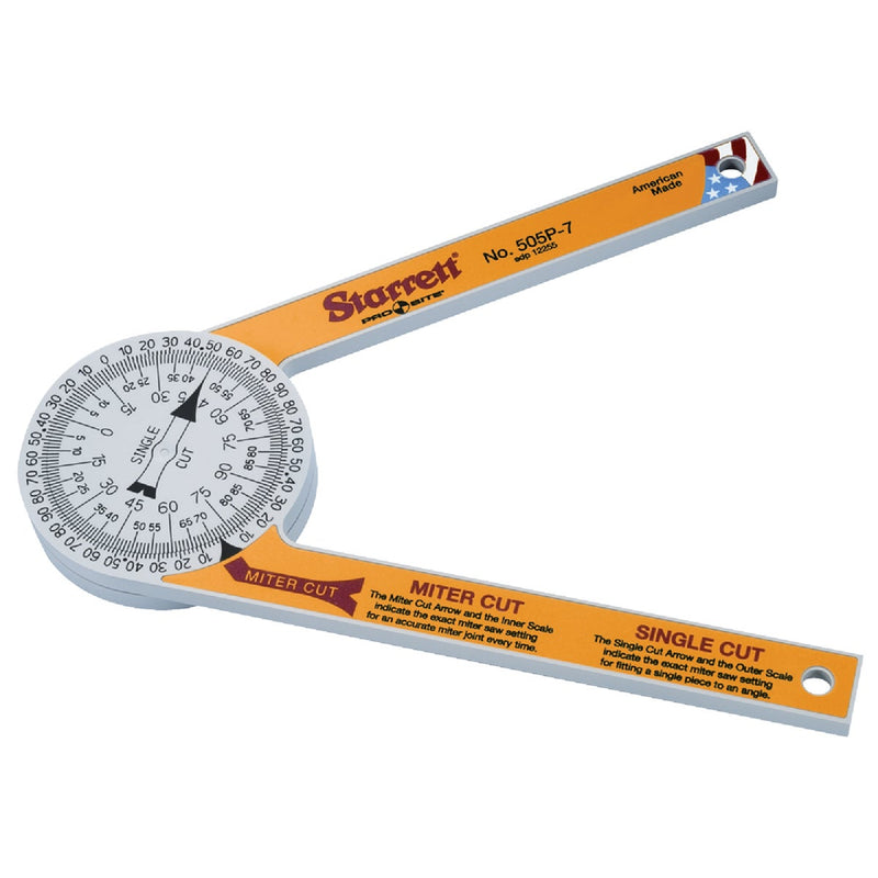 Starrett Plastic Miter Protractor