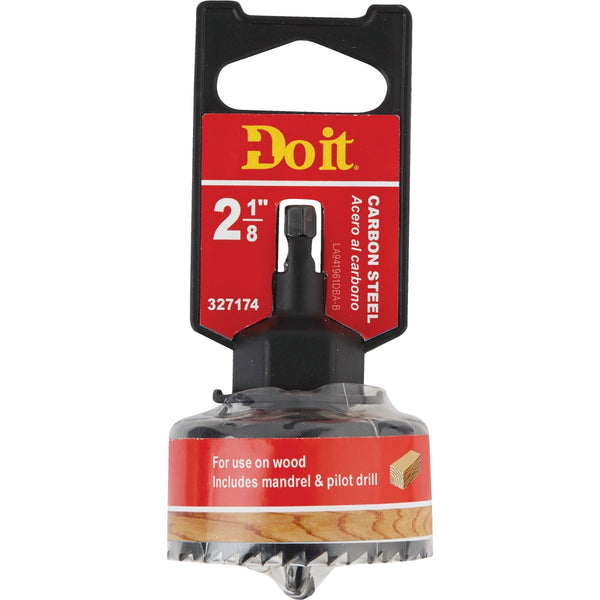 Do it 2-1/8 In. Carbon Steel Hole Saw with Mandrel