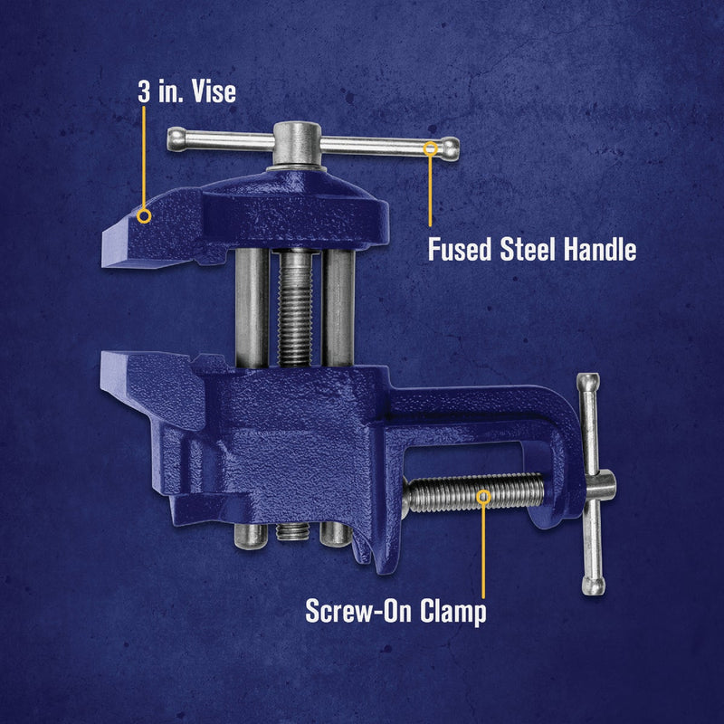 Irwin 3 In. Clamp-On Vise