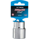 Channellock 3/4 In. Drive 1-3/16 In. 12-Point Shallow Standard Socket