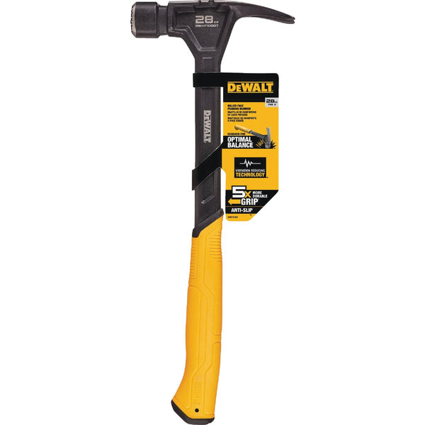 DEWALT 28 Oz. Milled Face Framing Hammer with Steel Handle