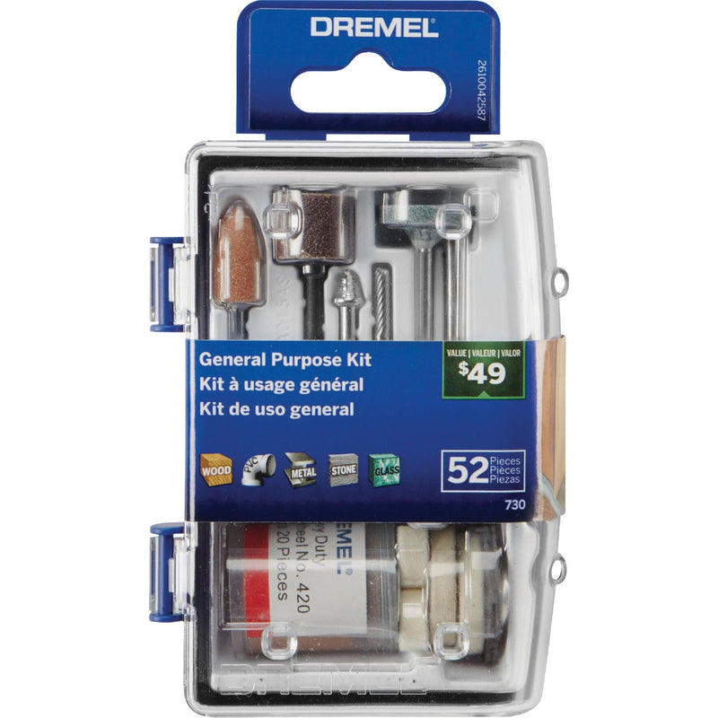 Dremel General Purpose Rotary Tool Accessory Kit (52-Piece)