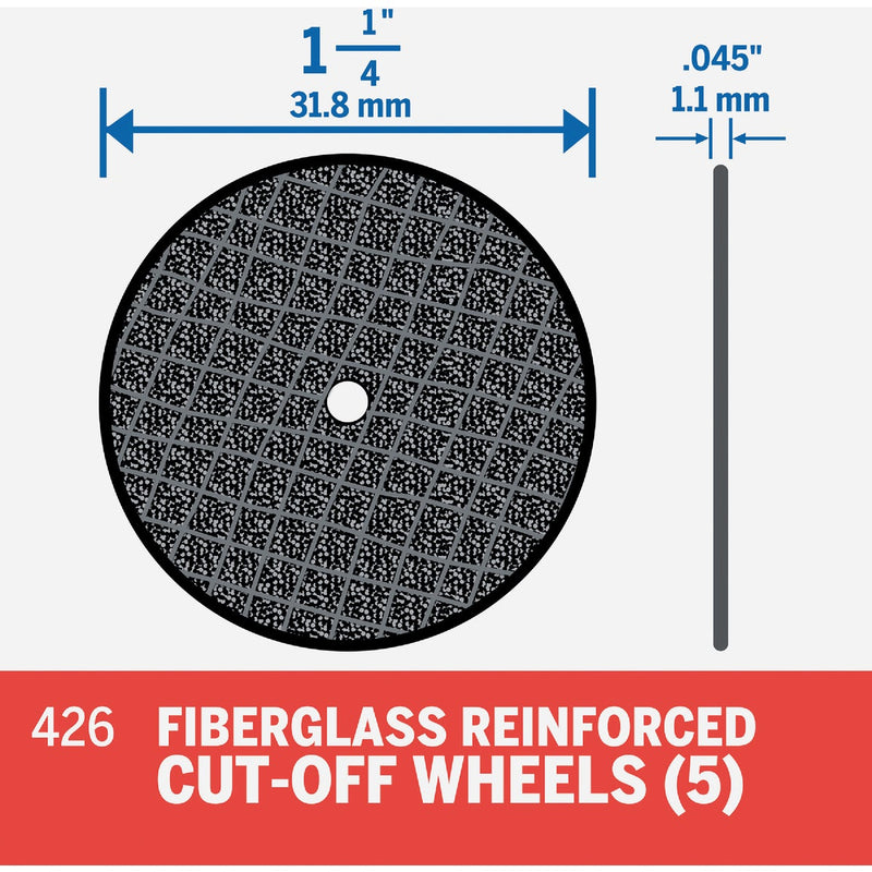 Dremel 1-1/4 In. Fiberglass Reindorced Cut-Off Wheel