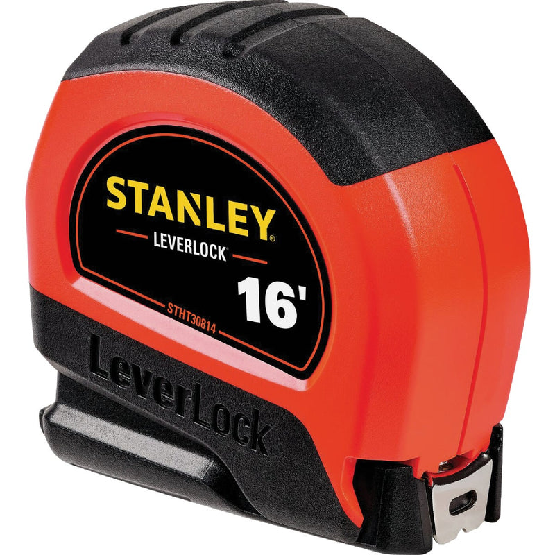 Stanley LeverLock 16 Ft. High-Visibility Tape Measure