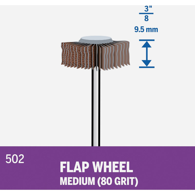 Dremel 3/8 In. 80 Grit Flap Wheel