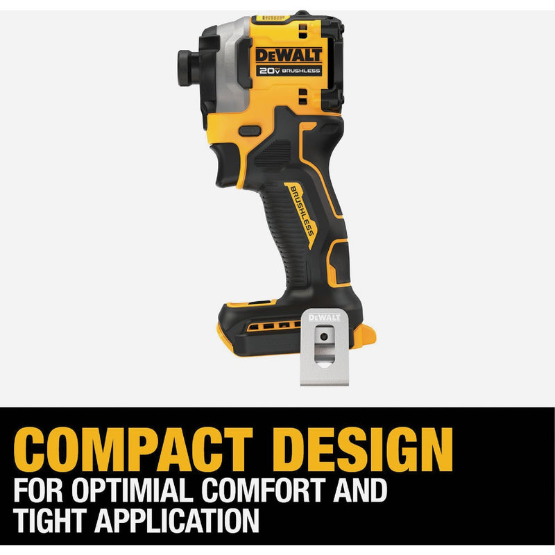 DEWALT ATOMIC 20V MAX Brushless 1/4 In. Cordless Impact Driver (Tool Only)