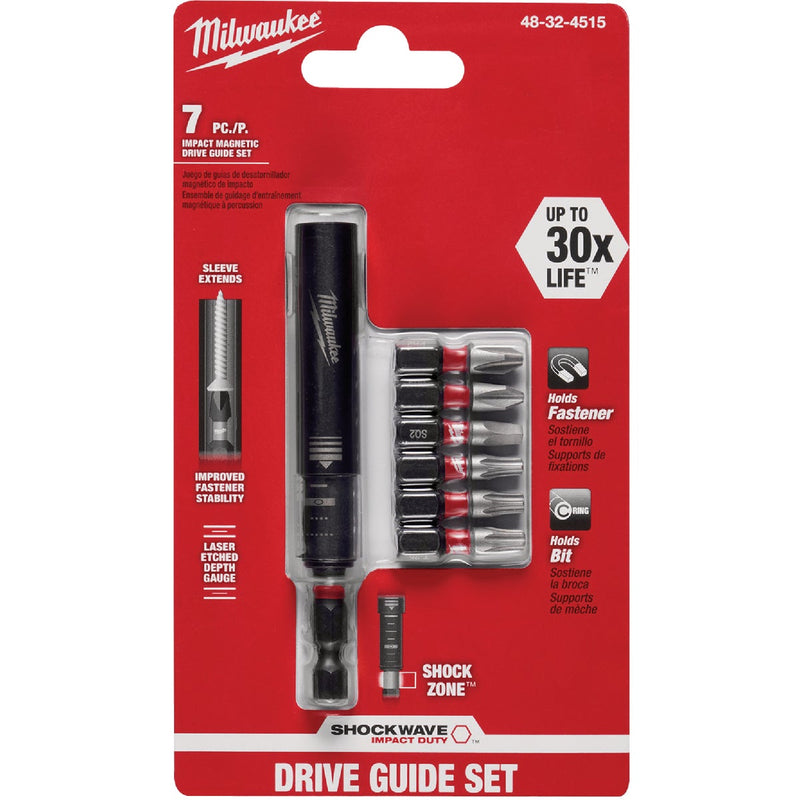 Milwaukee SHOCKWAVE Impact Magnetic Drive Guide Set (7-Piece)