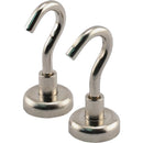 MagnetSource Grade 42 Neodymium 18 Lb. Capacity Magnet Hook (2-Pack)
