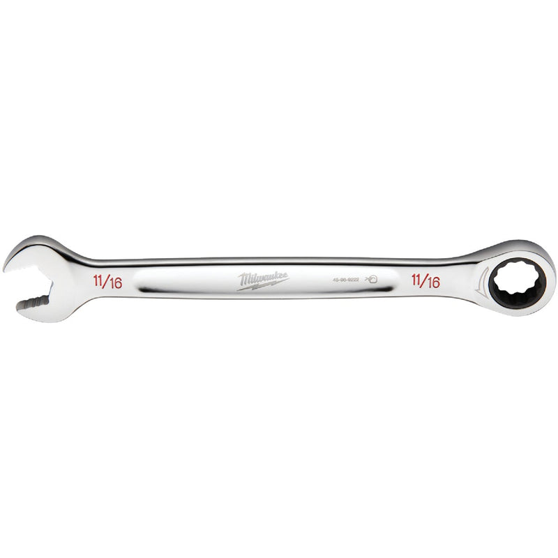 Milwaukee Standard 11/16 In. 12-Point Ratcheting Combination Wrench