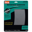 Do it Best Waterproof 9 In. x 11 In. 600/440/320/220 Grit Assorted Grade Sandpaper (4-Pack)