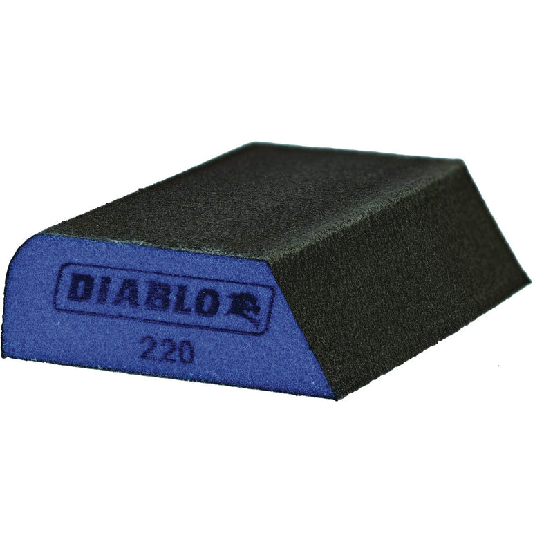 Diablo 2-1/2 In. x 4 In. x 1 In. 220 Grit (Ultra Fine) Dual-Edge Sanding Sponge
