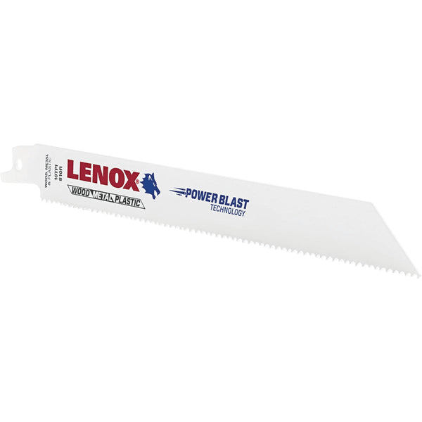 Lenox 8 In. 10 TPI Wood/Metal Reciprocating Saw Blade (5-Pack)