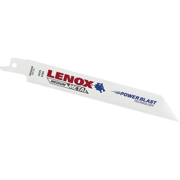 Lenox 6 In. 18 TPI Medium Metal Reciprocating Saw Blade