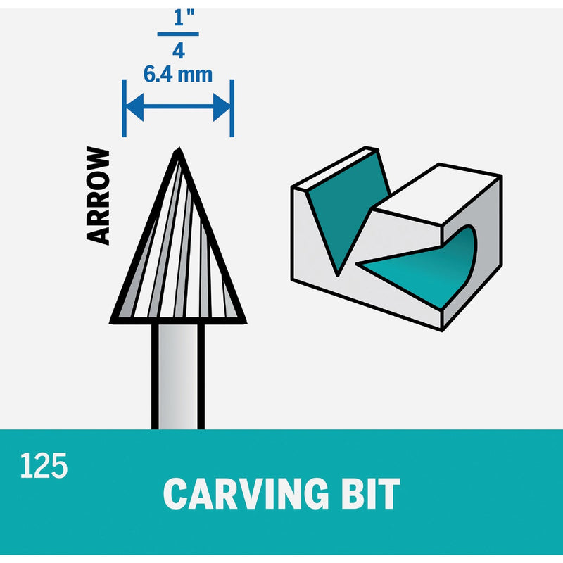 Dremel 1/4 In. High Speed Steel High-Speed Cutter