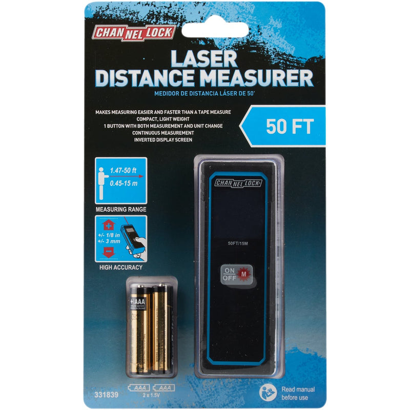 Channellock 50 Ft. Handheld Laser Distance Measurer