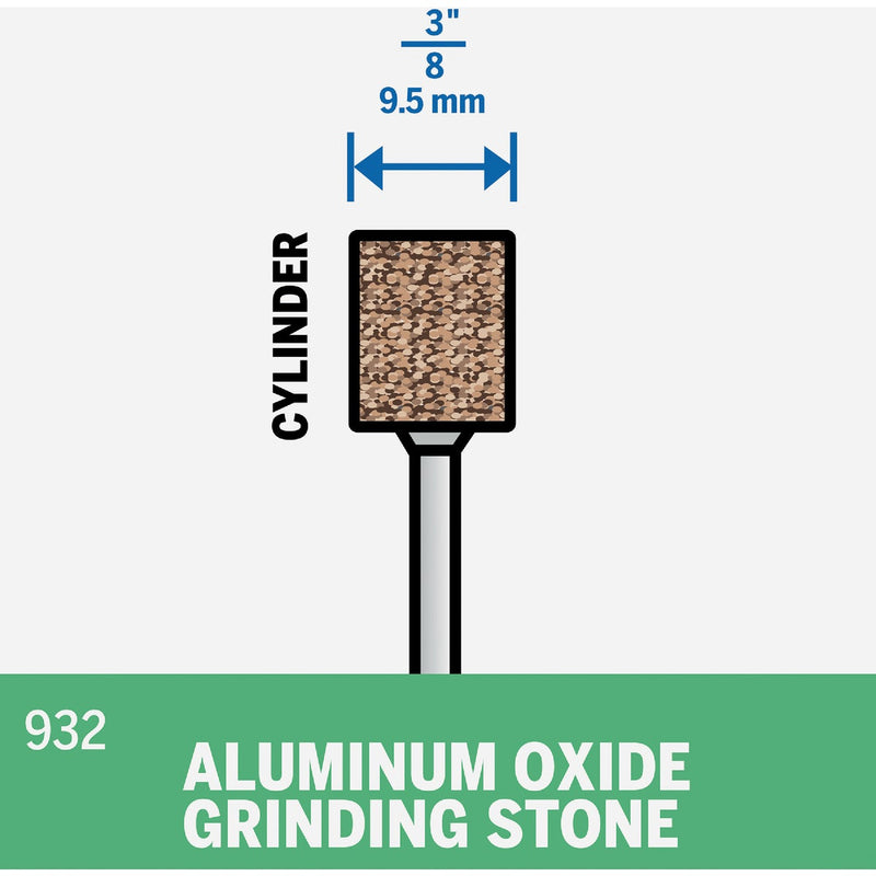 Dremel 3/8 In. Aluminum Oxide Grinding Stone