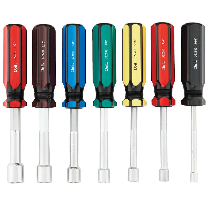 Do it Standard 3 In. Solid Shaft Nut Driver Set, 7-Piece