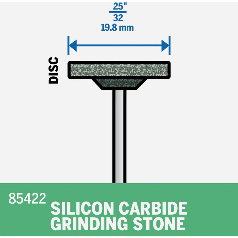 Dremel 25/32 In. Silicon Carbide Grinding Stone