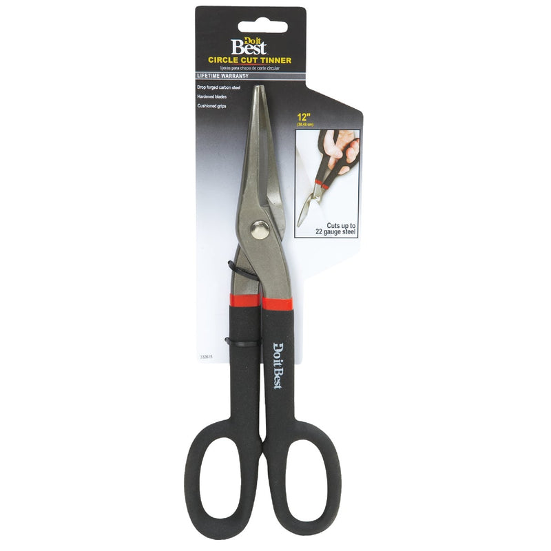 Do it Best 12 In. Duckbill Tin Circle/Straight Snips