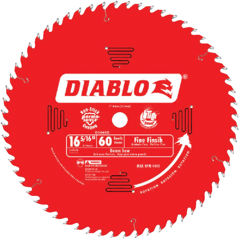 Diablo 16-5/16 In. 60-Tooth Fine Finish Beam Cutting Circular Saw Blade