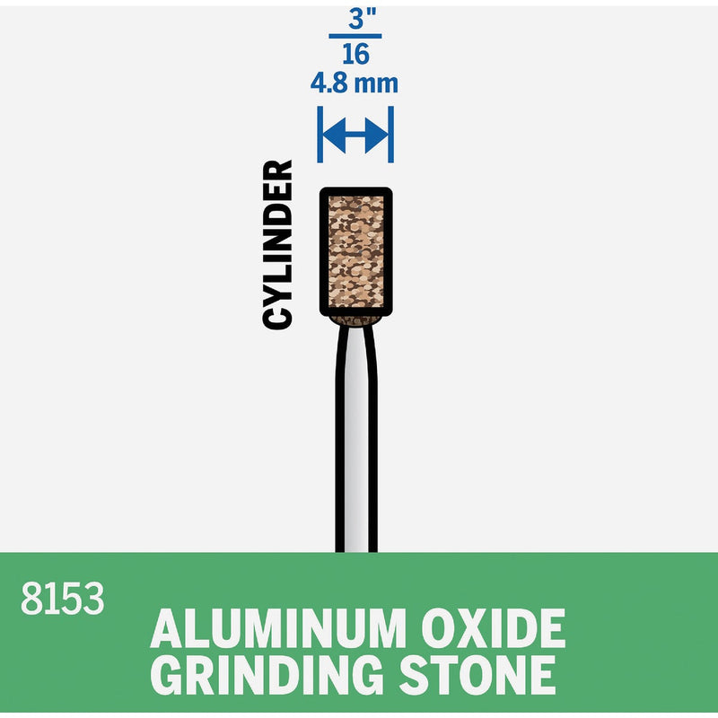 Dremel 3/16 In. 3/8 In. Aluminum Oxide Grinding Stone