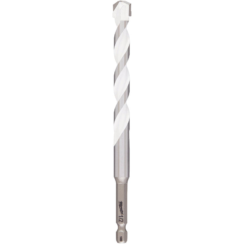 Milwaukee SHOCKWAVE 1/2 In. x 6 In. Impact Duty Carbide Multi-Material Hex Shank Drill Bit