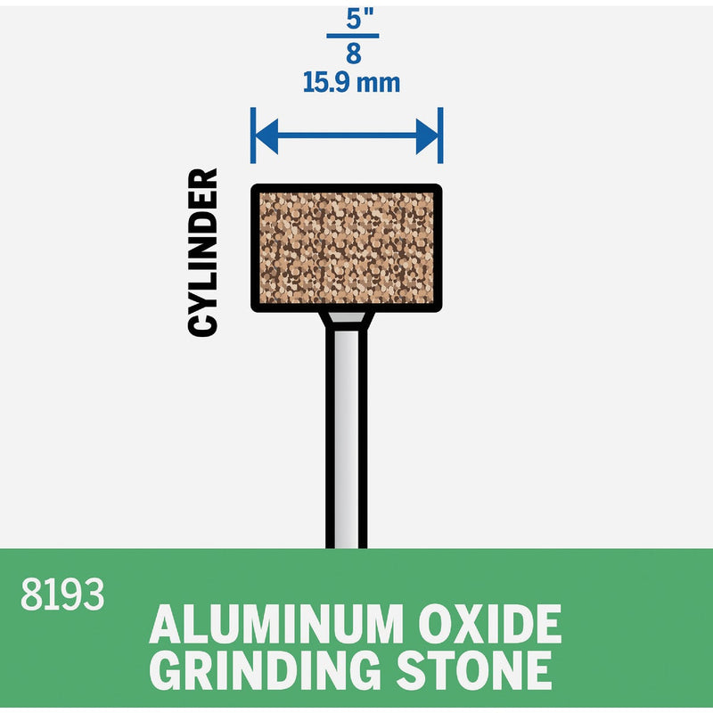 Dremel 5/8 In. 3/8 In. Aluminum Oxide Grinding Stone