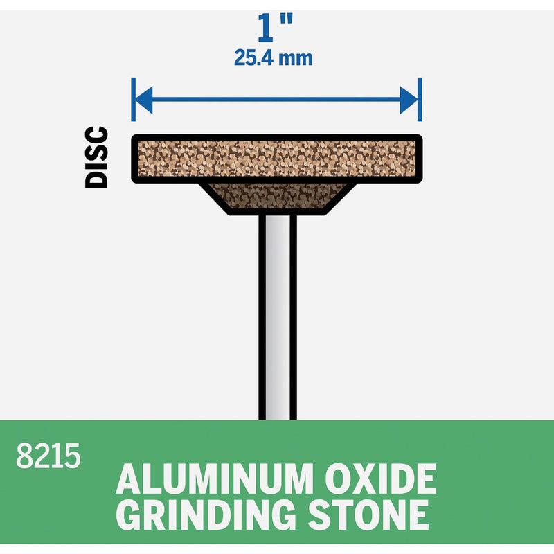 Dremel 1 In. Aluminum Oxide Grinding Stone