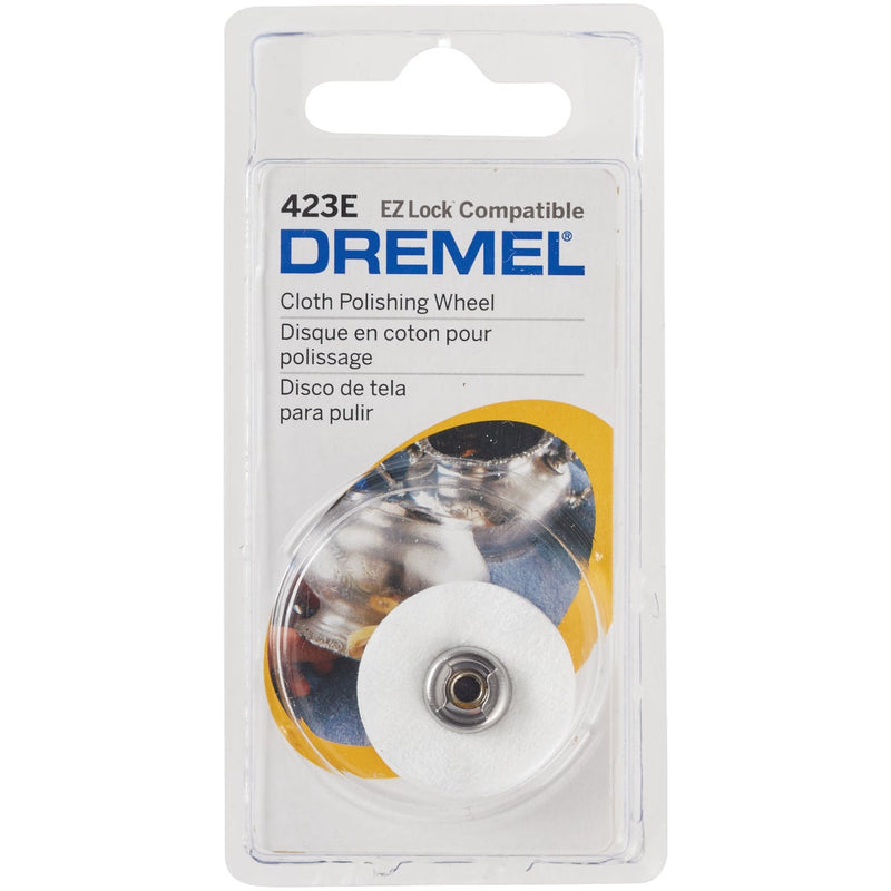 Dremel EZ Lock 1 In. Cloth Polishing Wheel