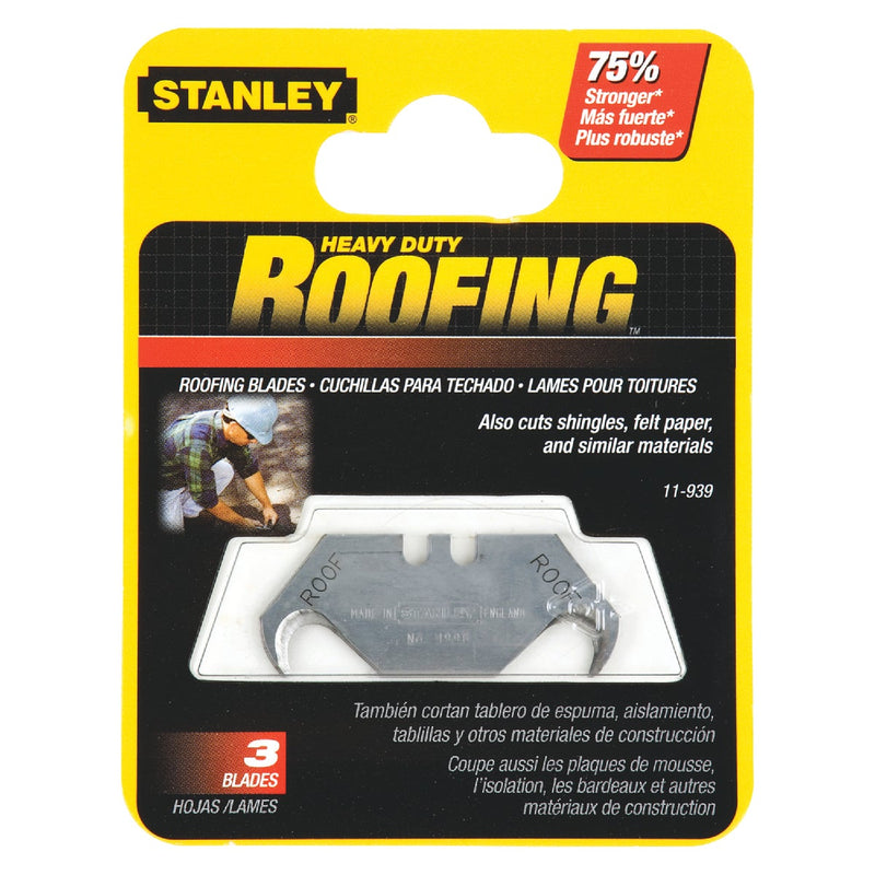 Stanley Heavy-Duty Roofing 2-Ended Hook 1-7/8 In. Utility Knife Blade (5-Pack)